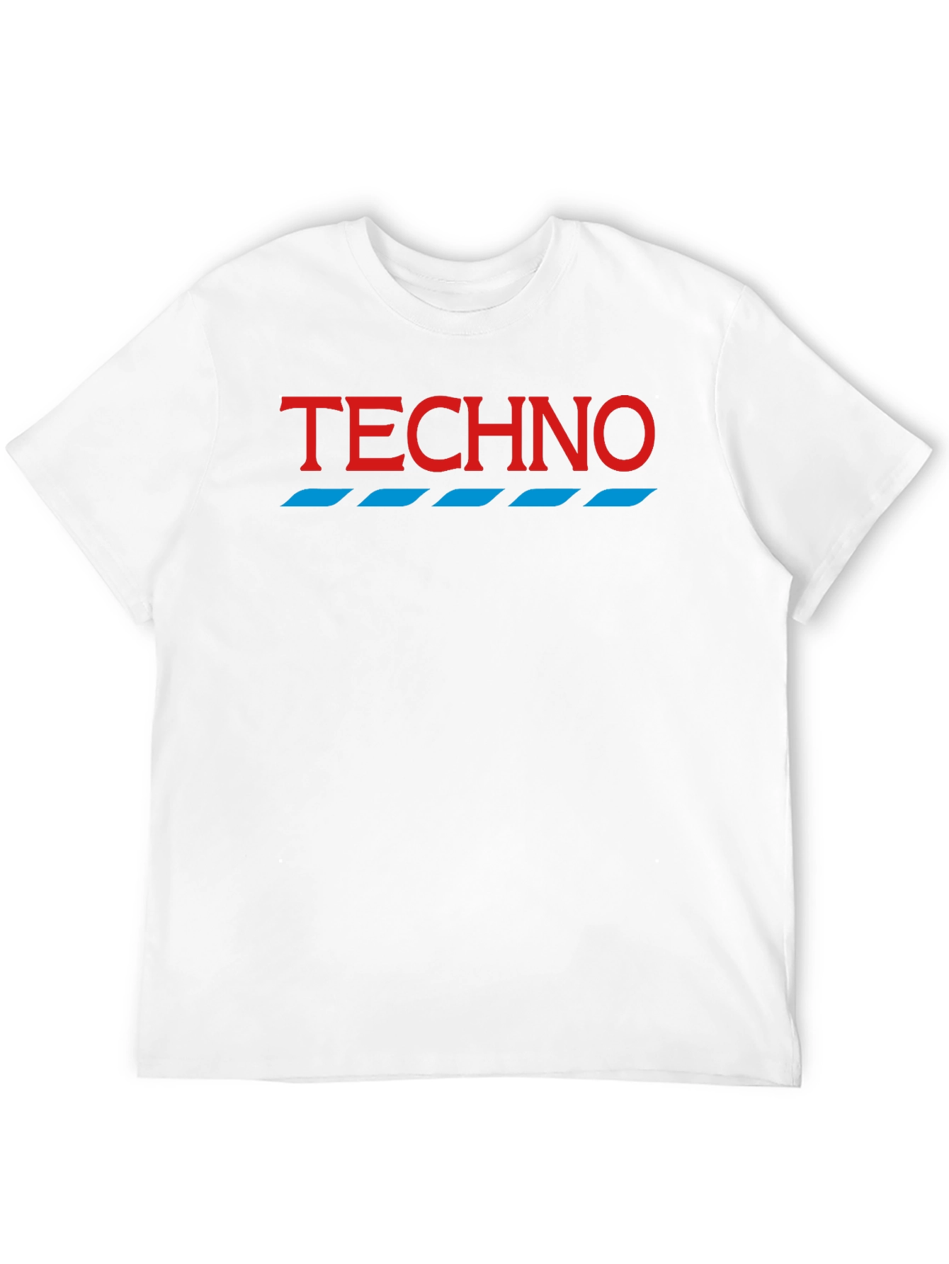 Techno Graphic Tee - Modern Minimalist Shirt