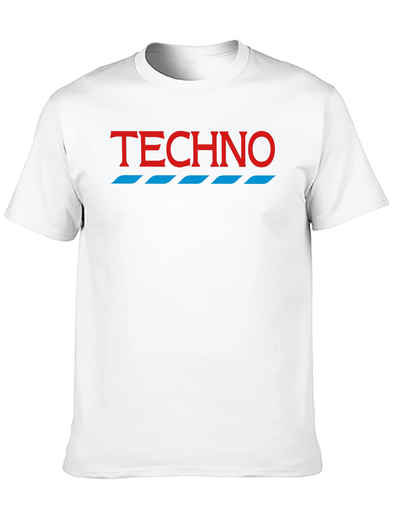 Techno Graphic Tee - Modern Minimalist Shirt