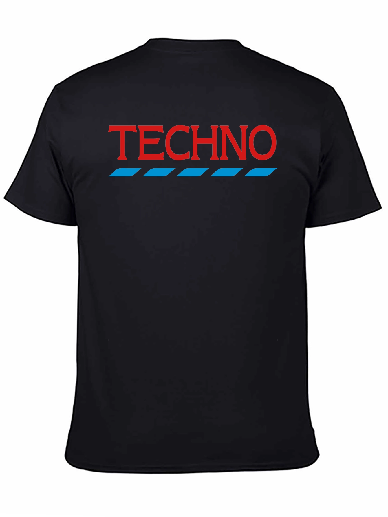 Techno Graphic Tee - Modern Minimalist Shirt