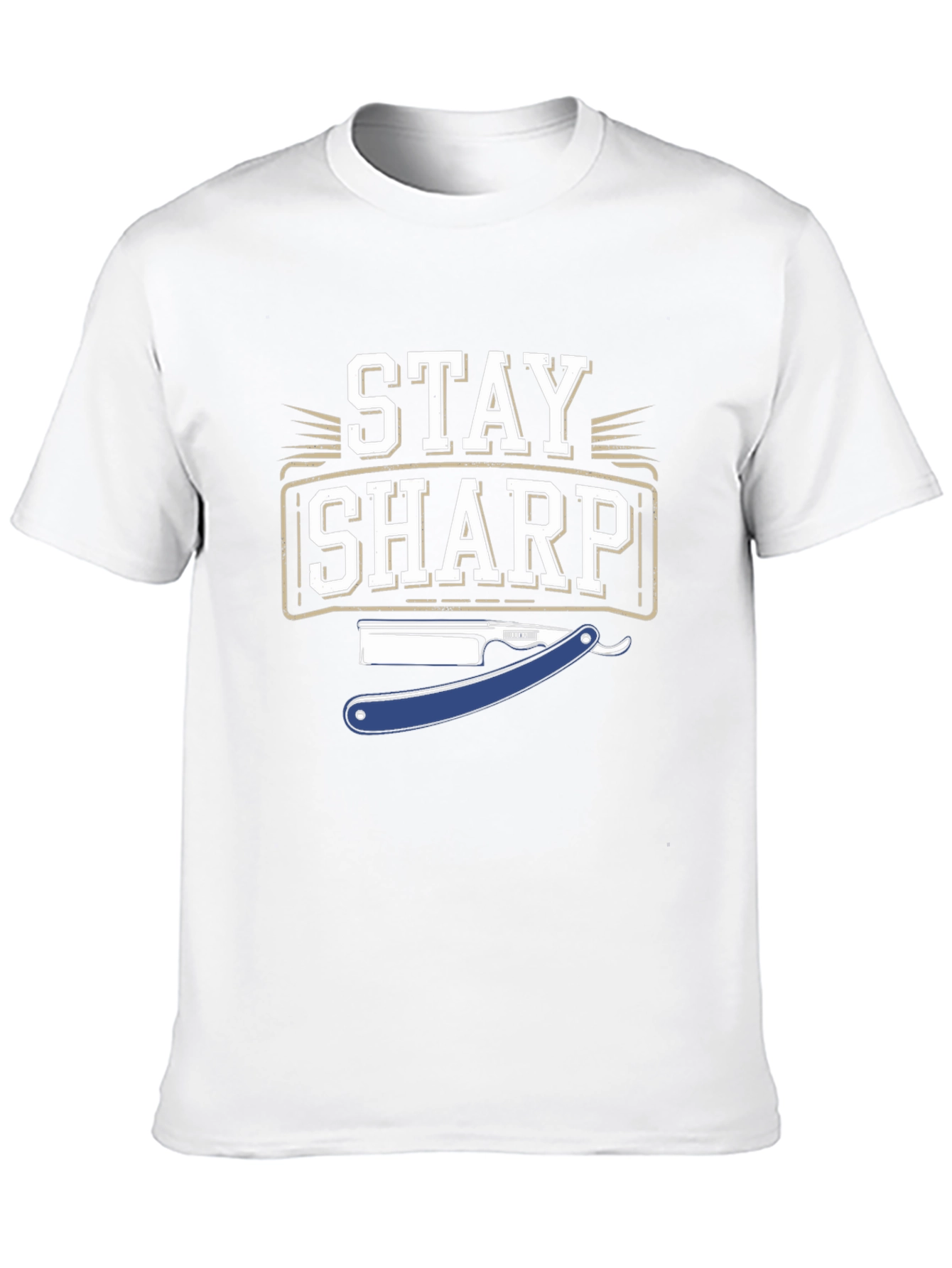 Stay Sharp Graphic T-Shirt - Black
