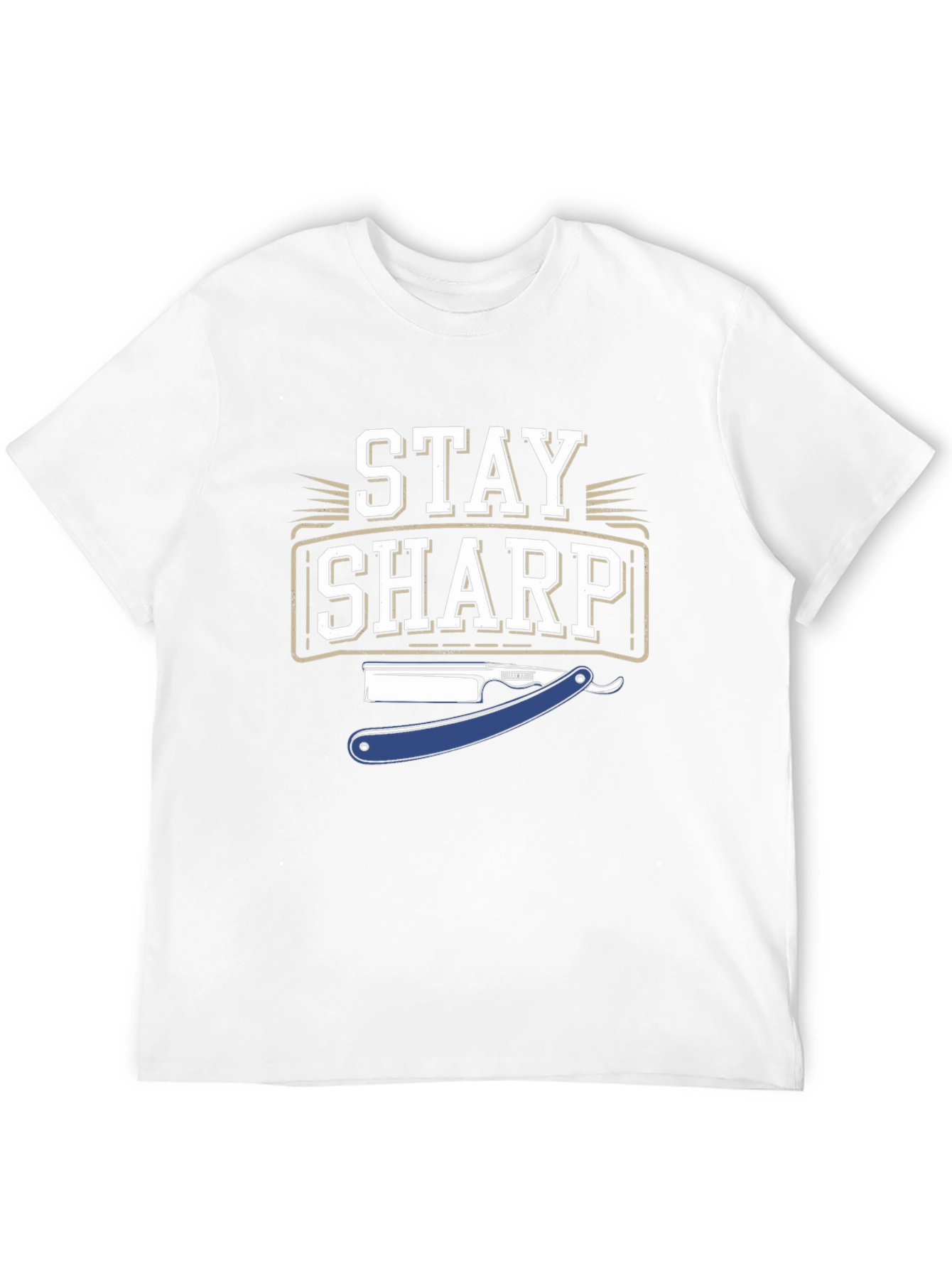 Stay Sharp Graphic T-Shirt - Black