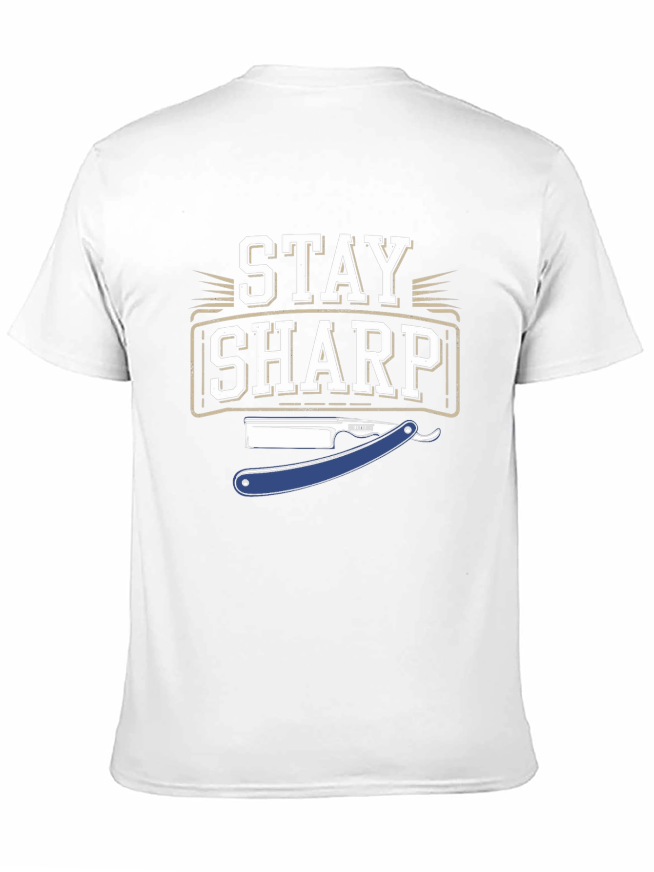 Stay Sharp Graphic T-Shirt - Black