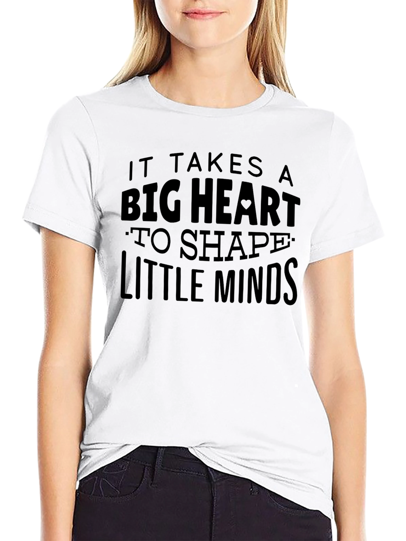 Big Heart Little Minds Teacher Graphic Tee