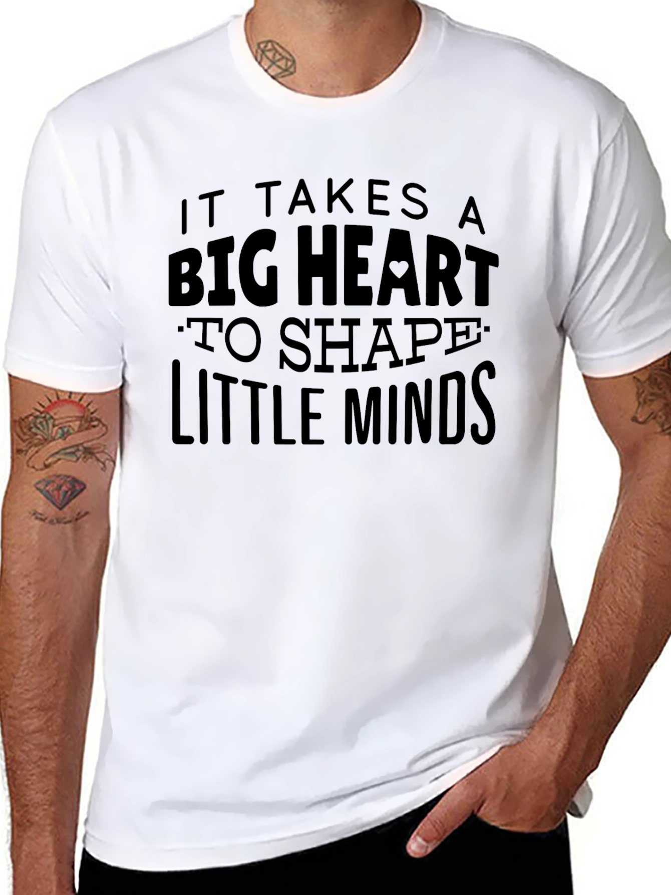 Big Heart Little Minds Teacher Graphic Tee