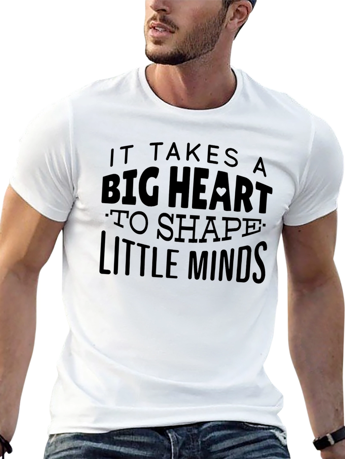 Big Heart Little Minds Teacher Graphic Tee