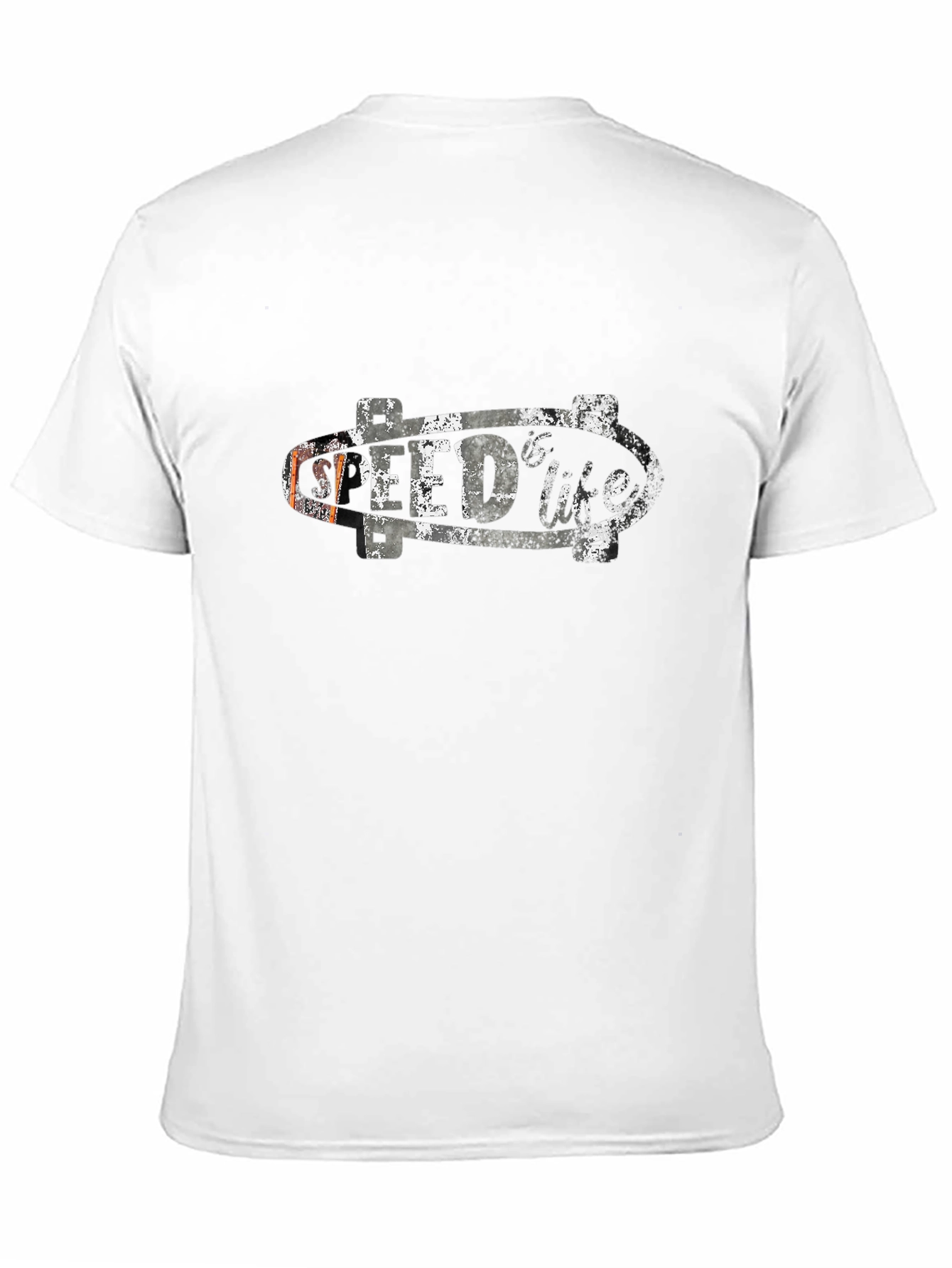 Speed Life Skateboard Graphic Black T-Shirt