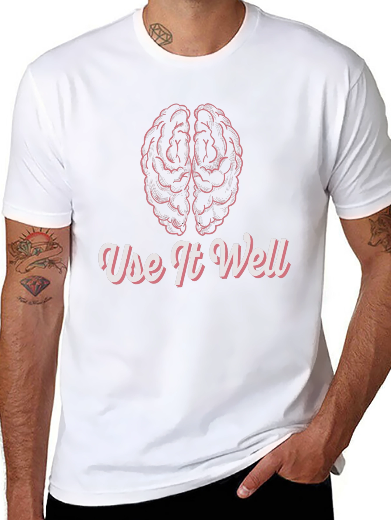 Use It Well Graphic Tee - Brain Design