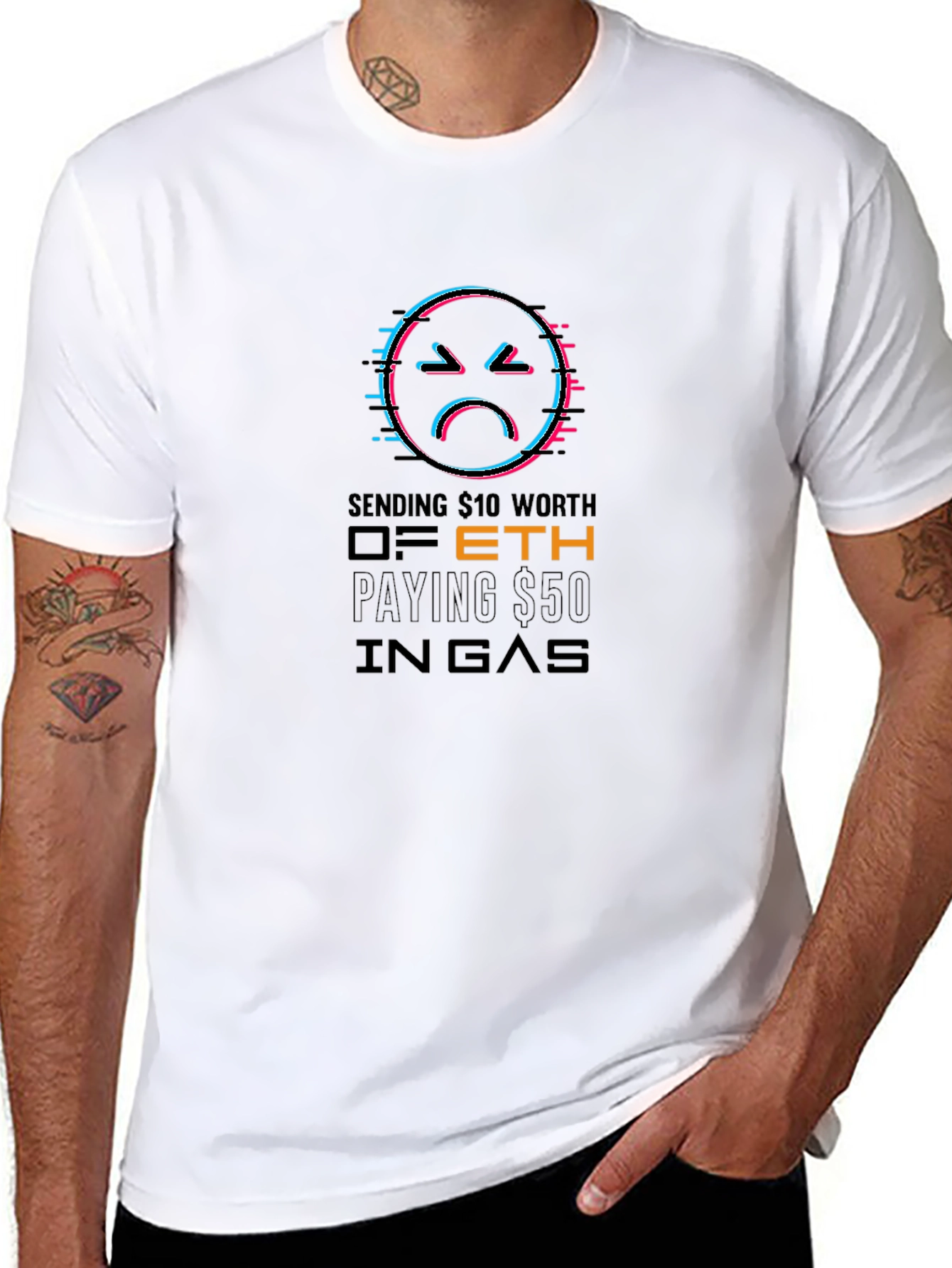 Crypto Gas Fee T-Shirt: Ethereum Blockchain Humor Tee