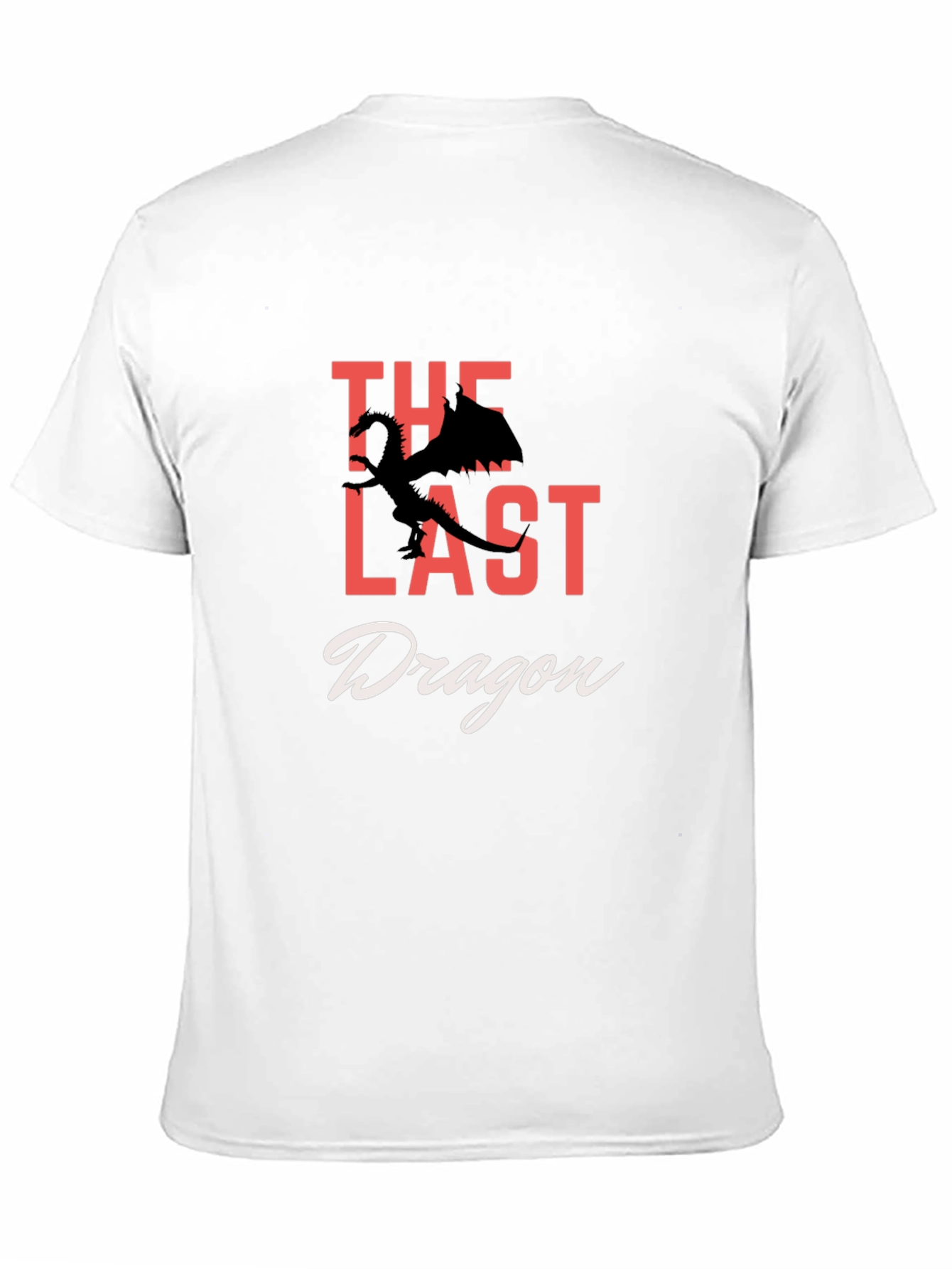The Last Dragon Graphic Tee - Fantasy Black T-Shirt