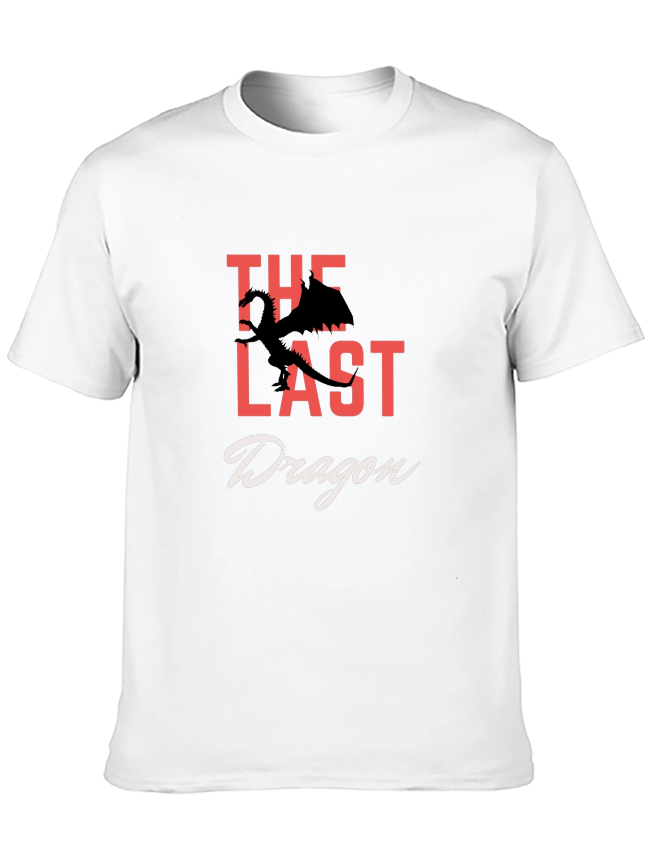 The Last Dragon Graphic Tee - Fantasy Black T-Shirt
