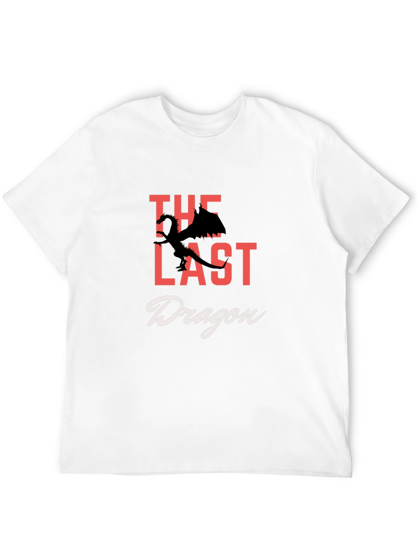 The Last Dragon Graphic Tee - Fantasy Black T-Shirt