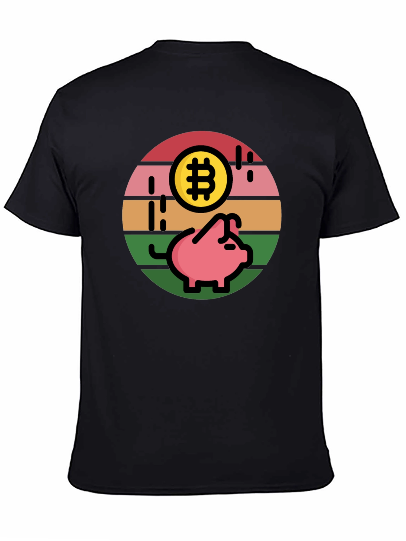 Bitcoin Piggy Bank T-Shirt - Crypto Savings Tee