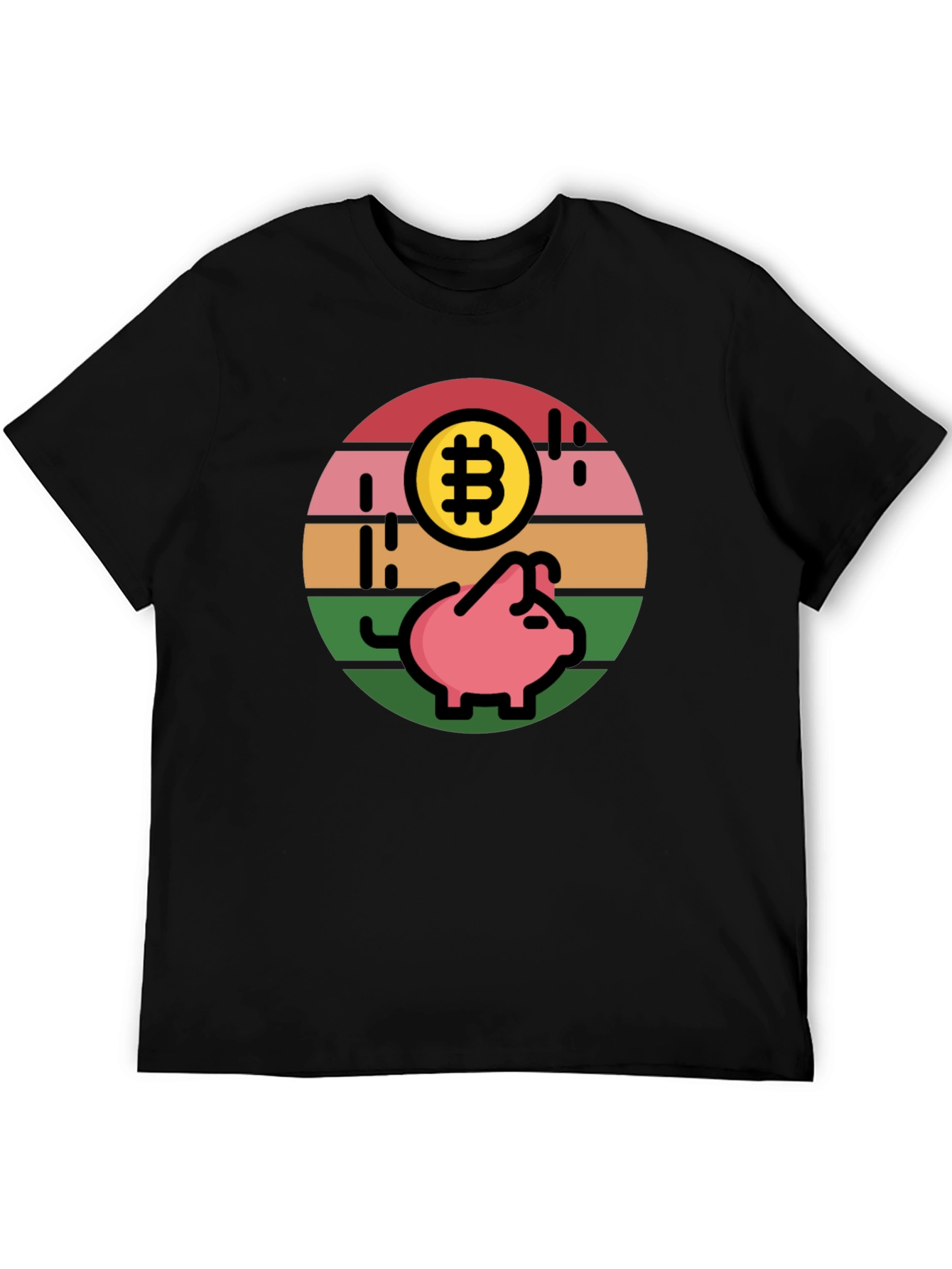Bitcoin Piggy Bank T-Shirt - Crypto Savings Tee