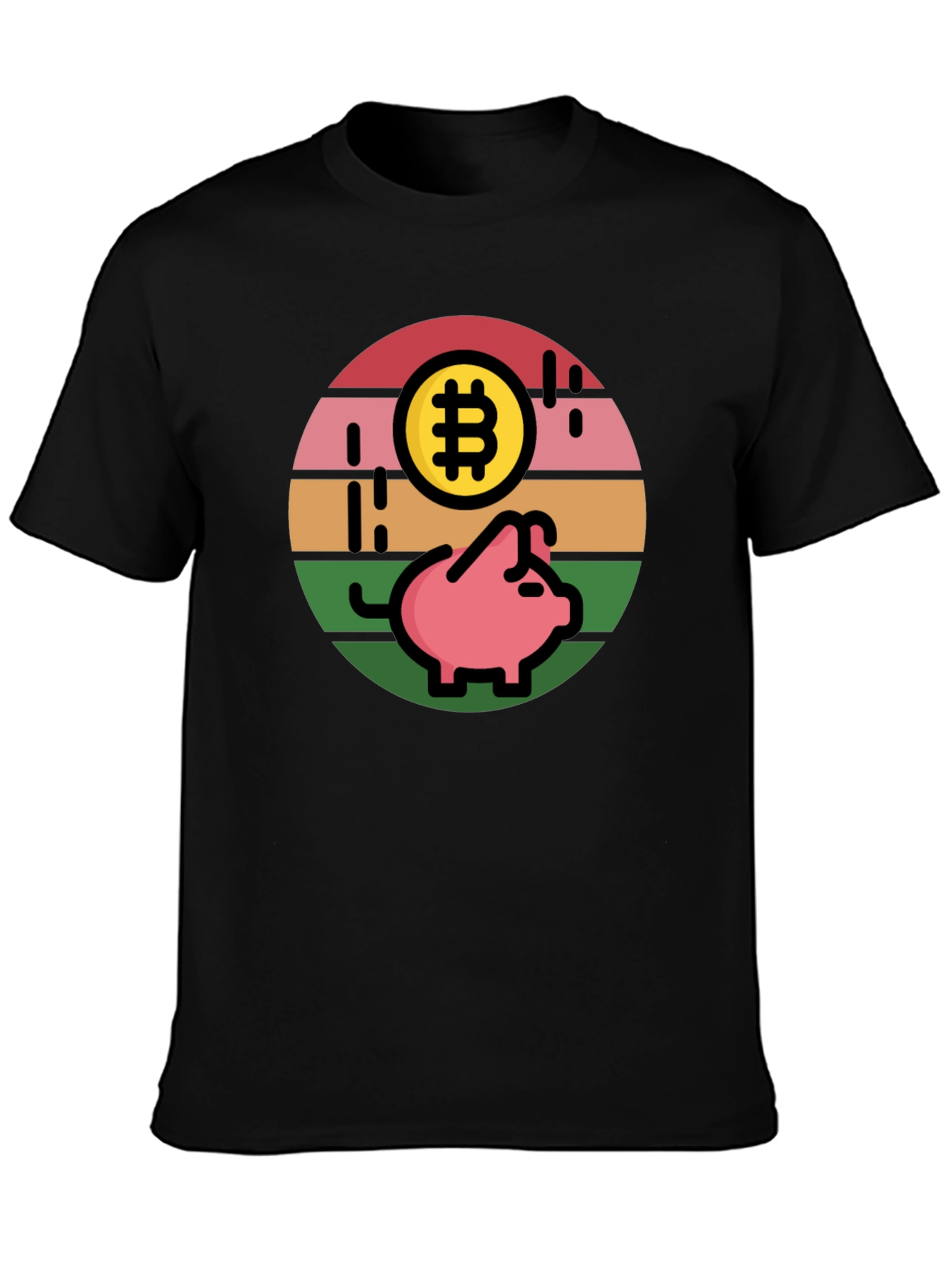 Bitcoin Piggy Bank T-Shirt - Crypto Savings Tee