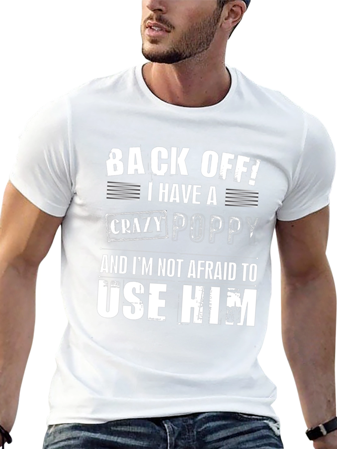 Crazy Poppy T-Shirt - Back Off Tee