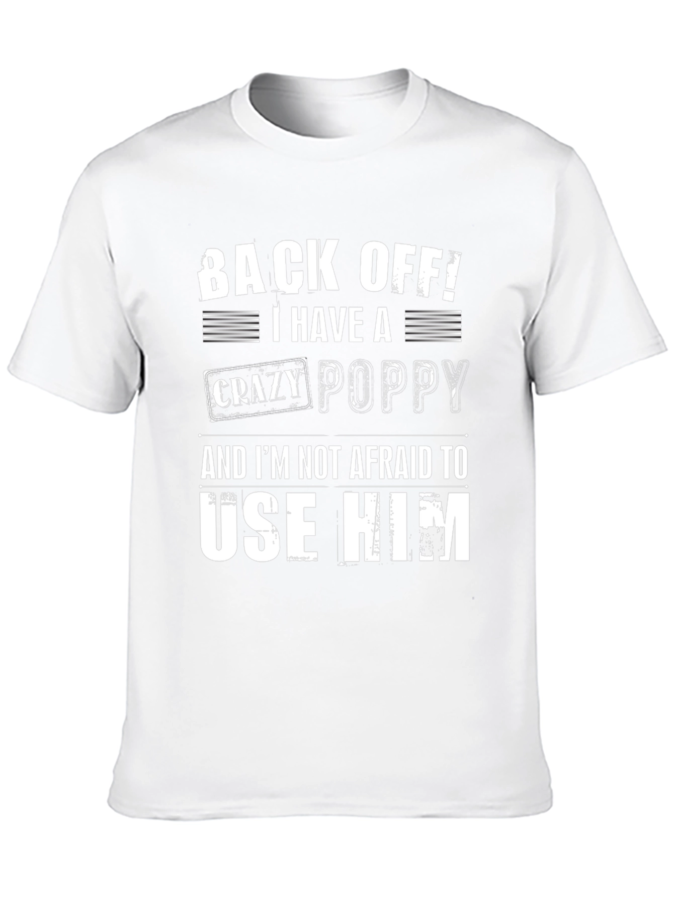 Crazy Poppy T-Shirt - Back Off Tee