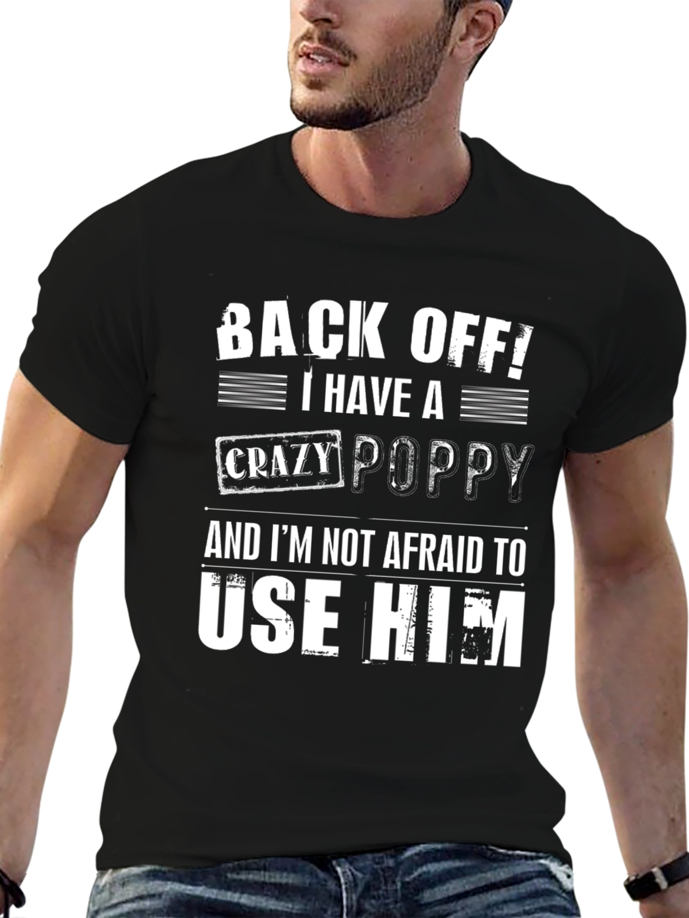 Crazy Poppy T-Shirt - Back Off Tee