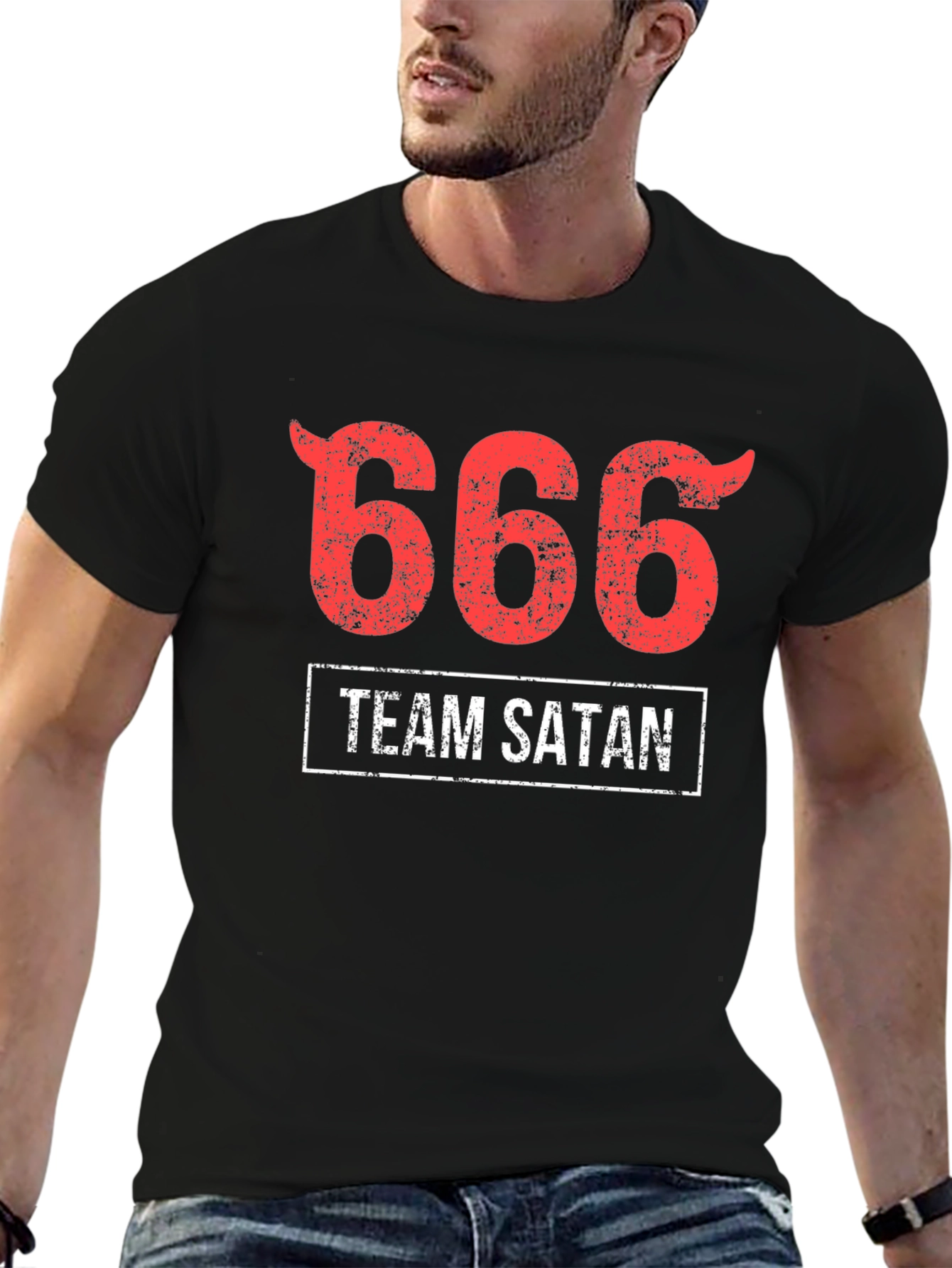 Team Satan 666 Graphic T-Shirt
