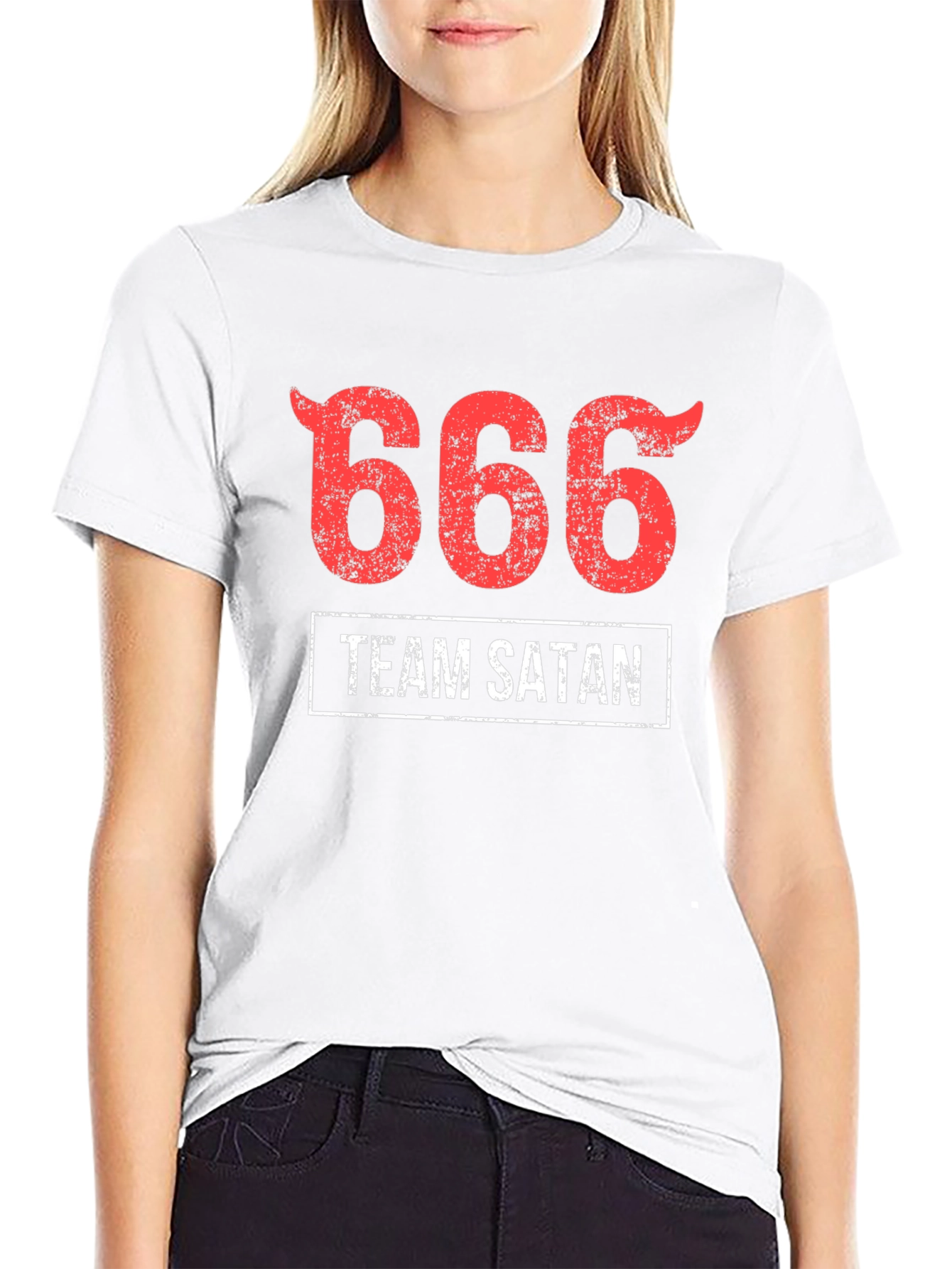 Team Satan 666 Graphic T-Shirt