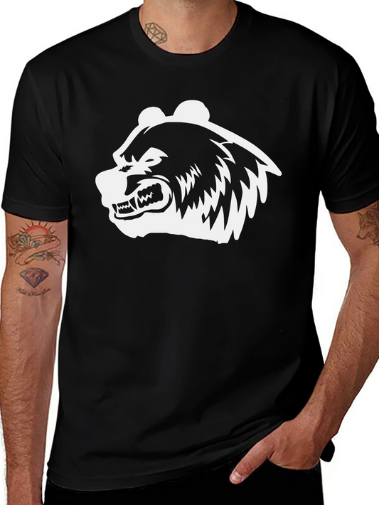 Bear Graphic Black T-Shirt