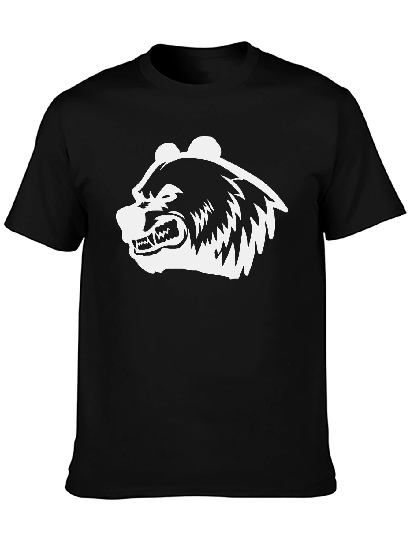 Bear Graphic Black T-Shirt