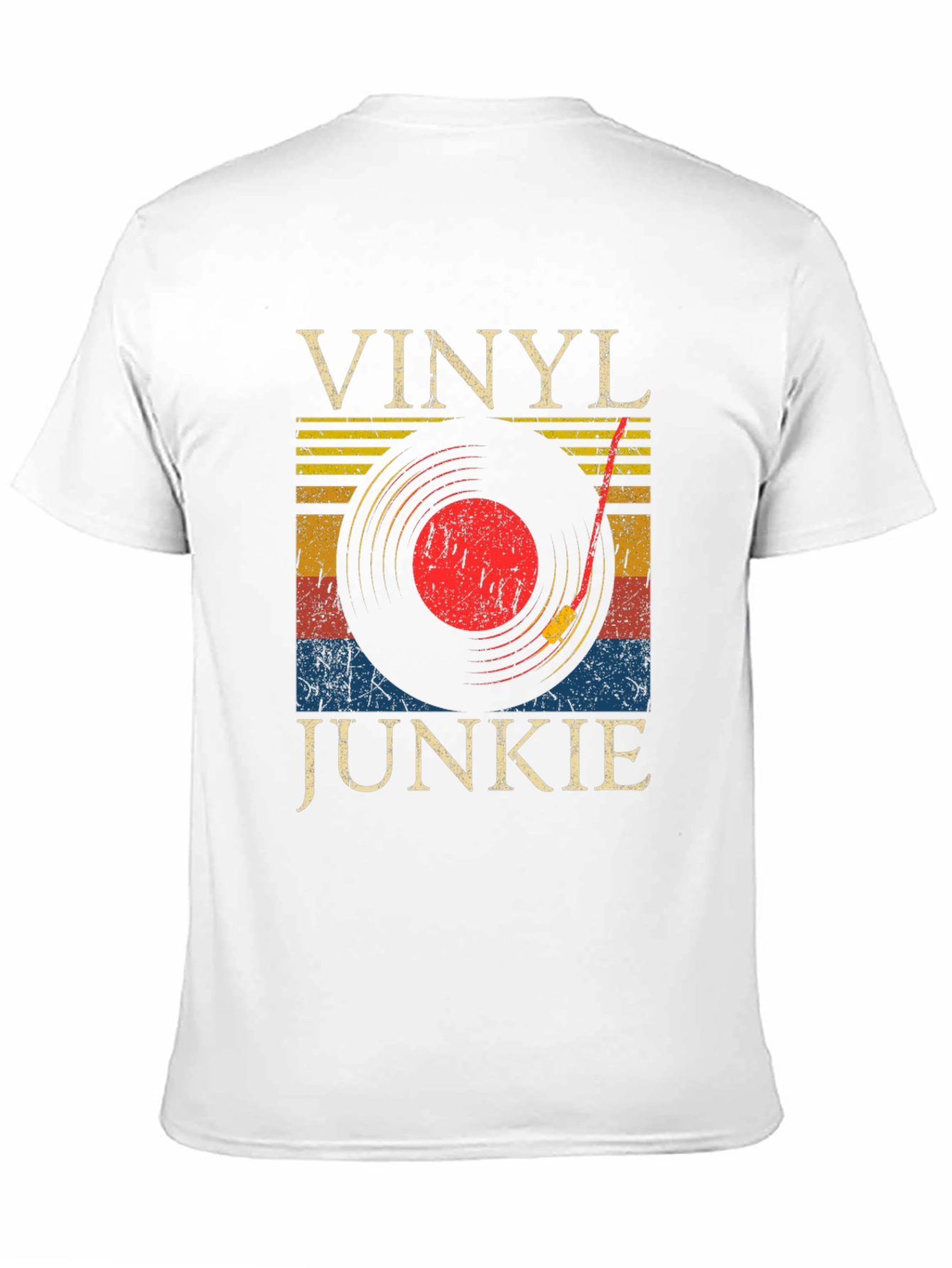 Vinyl Junkie Retro Graphic Tee
