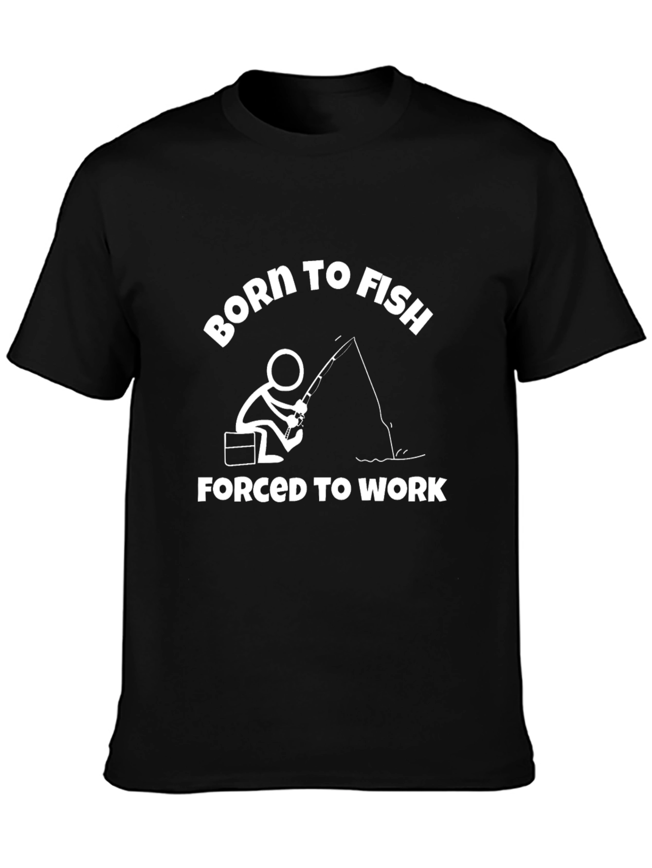 Born to Fish T-Shirt - Funny Fishing Tee