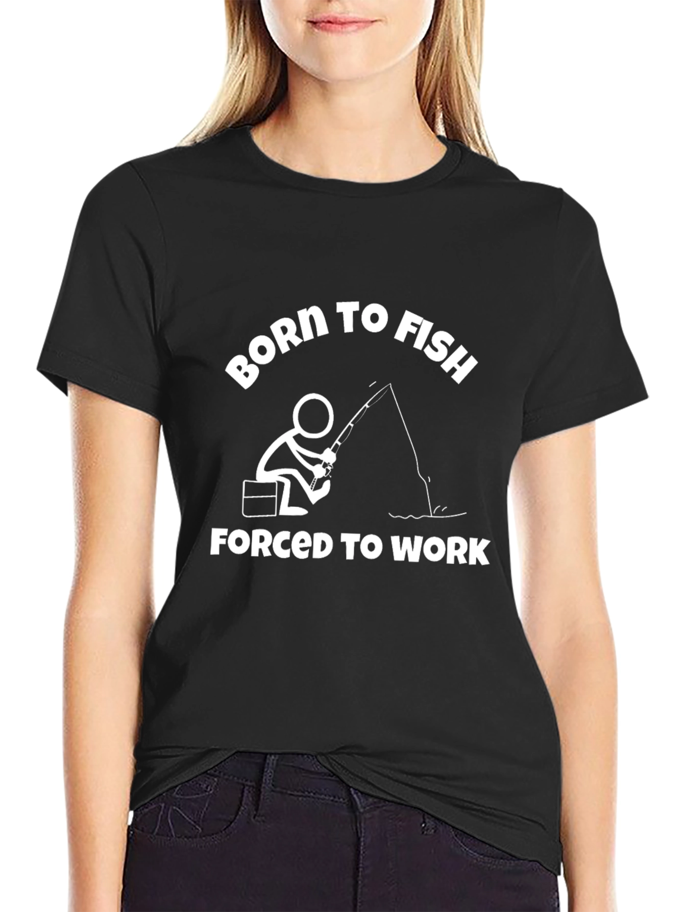 Born to Fish T-Shirt - Funny Fishing Tee
