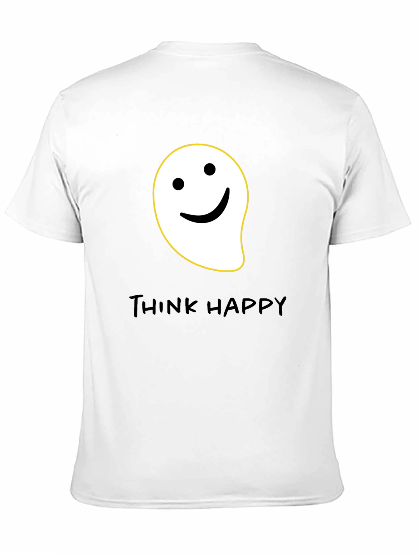 Think Happy Graphic Tee - Black