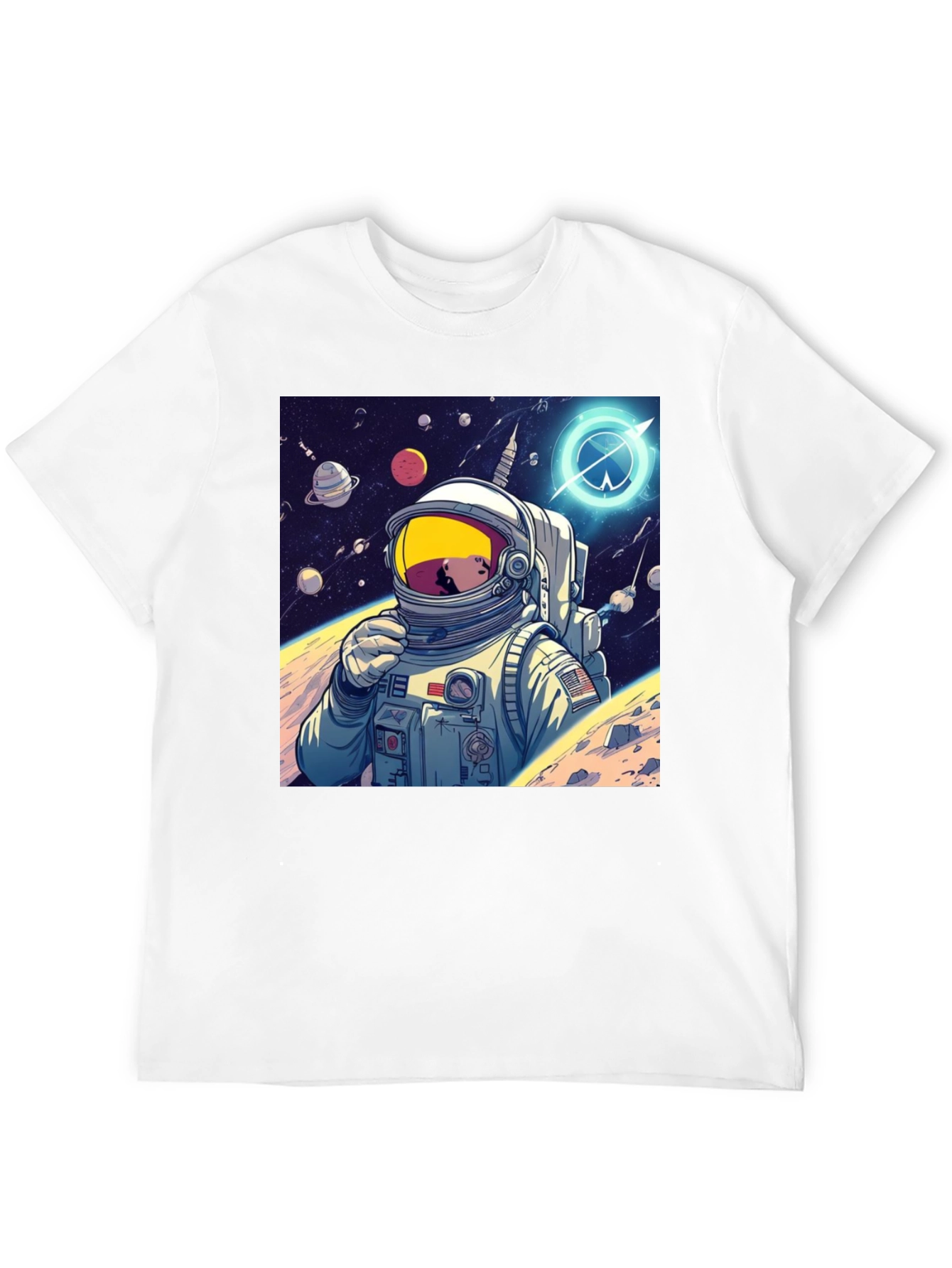 Astronaut Graphic Tee - Space Explorer T-Shirt