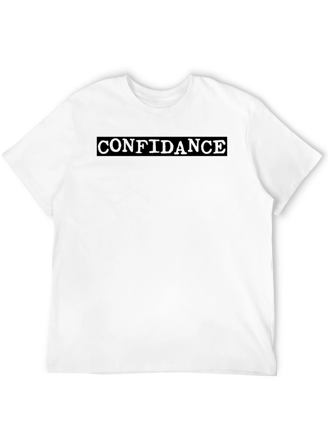 Confident Black Tee - Modern Streetwear