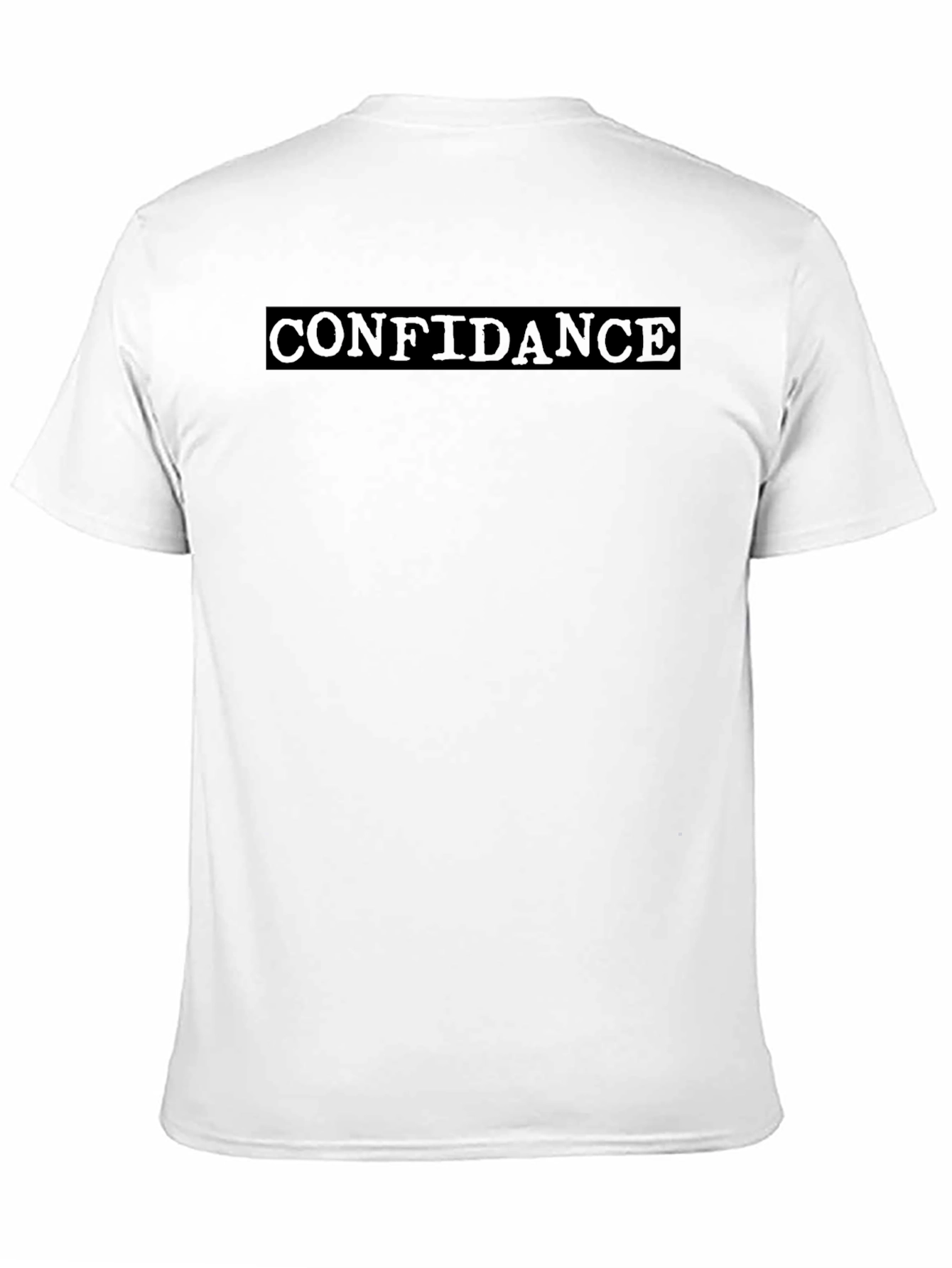 Confident Black Tee - Modern Streetwear