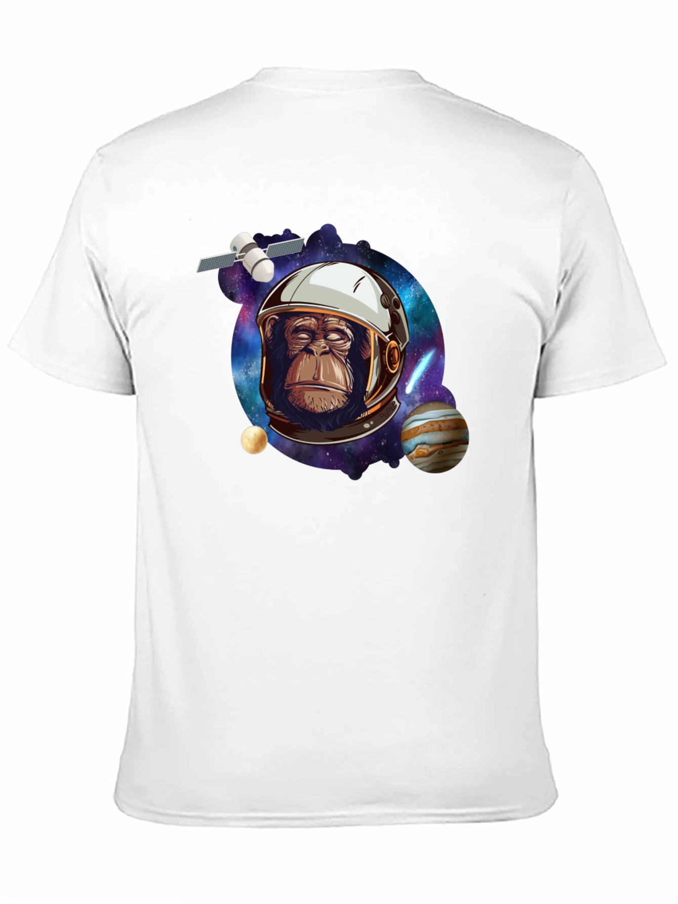 Space Monkey T-Shirt - Astronaut Chimp Graphic Tee