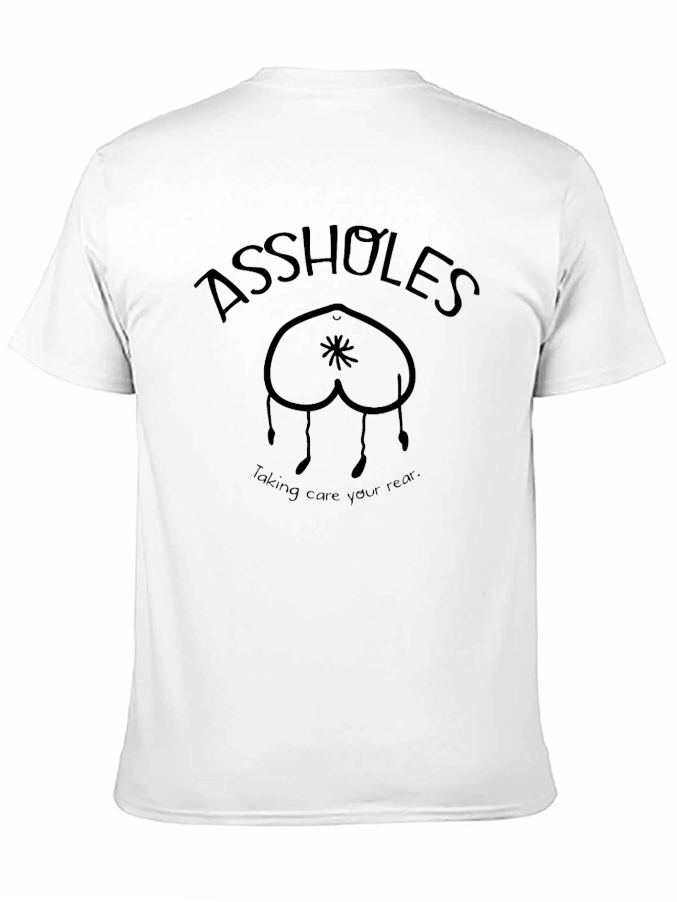 Assholes Graphic Tee - Humor & Comfort