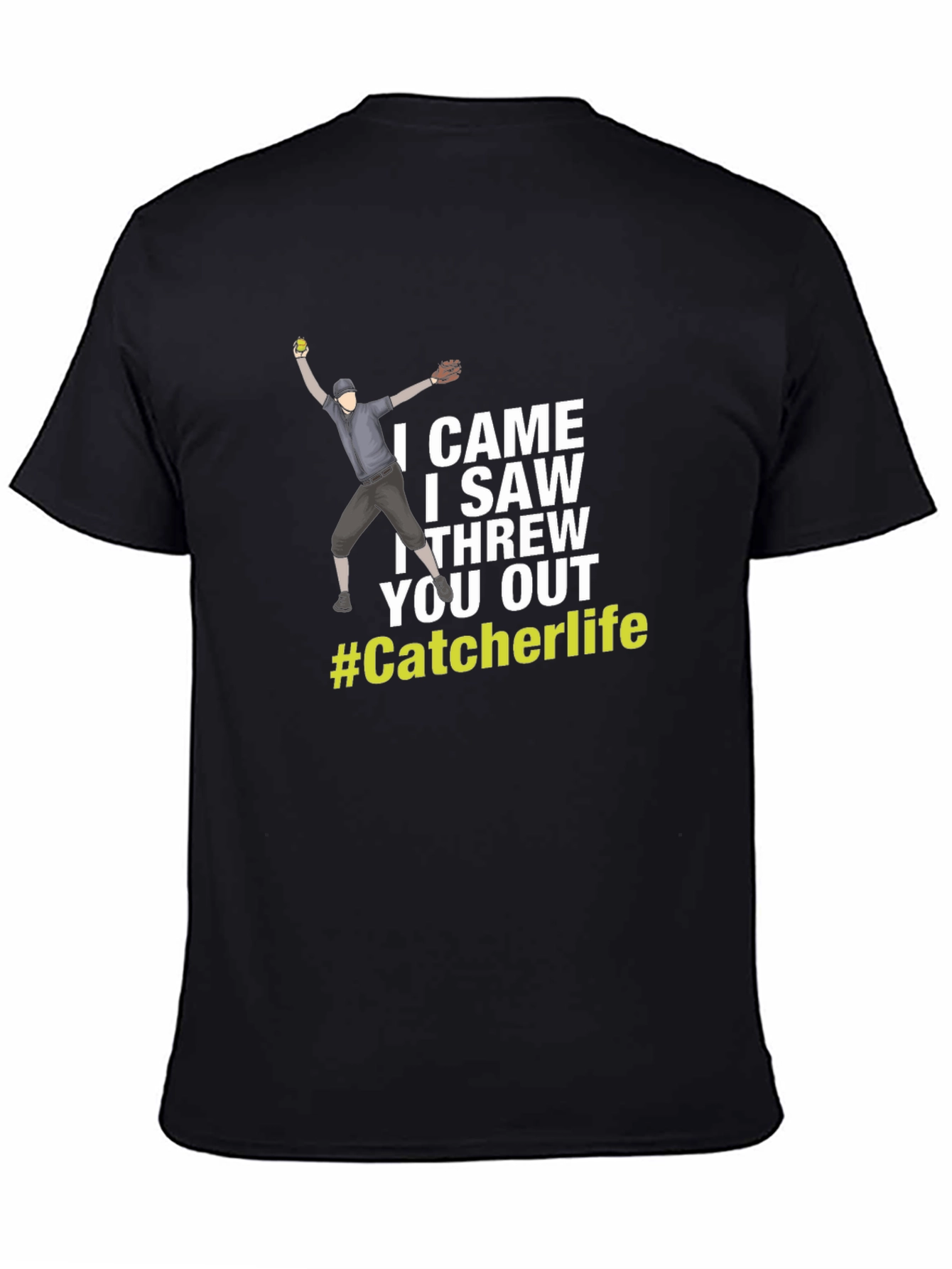 Catcher Life T-Shirt Baseball Tee