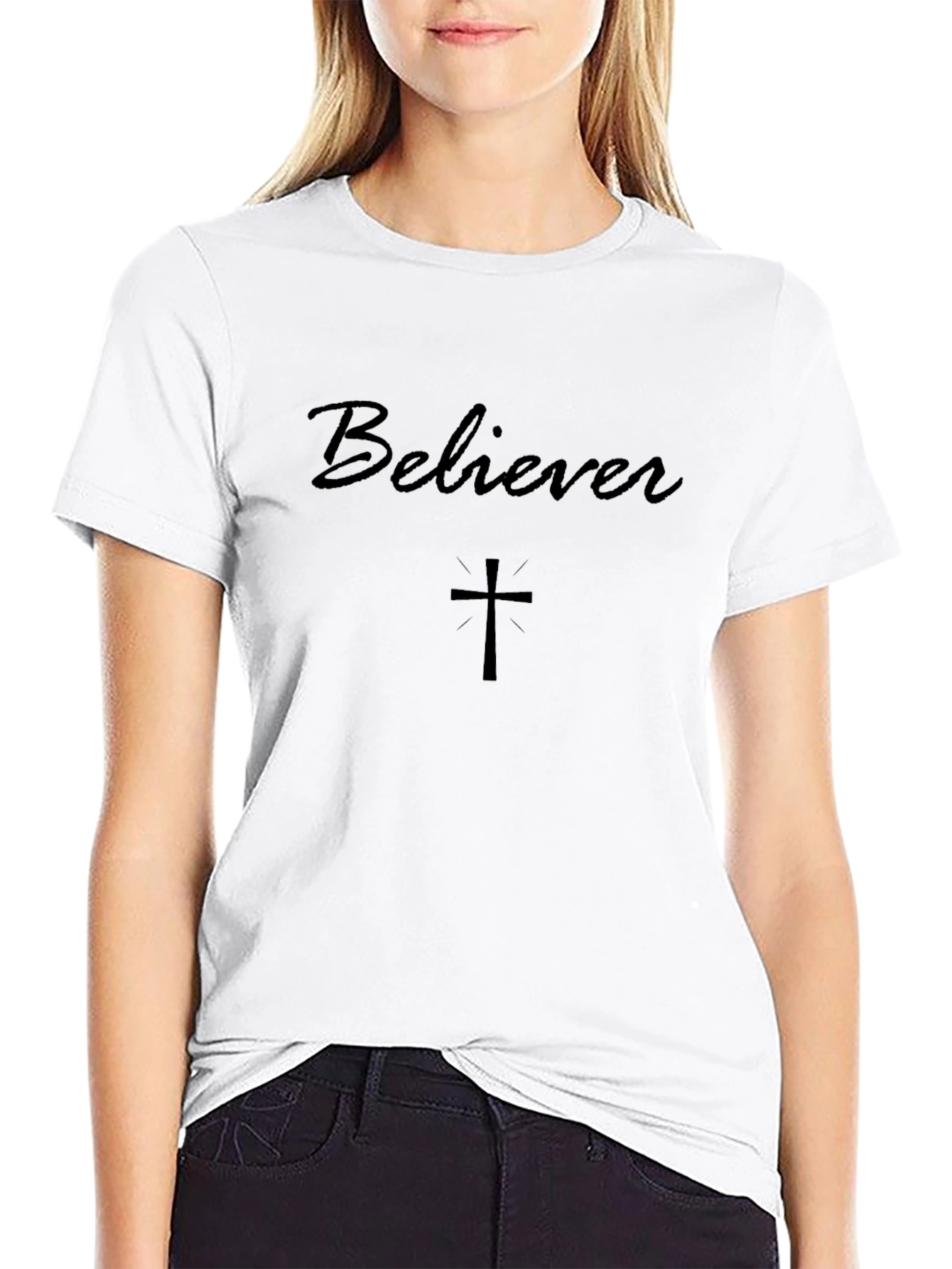 Believer Graphic Tee - Christian Faith T-Shirt