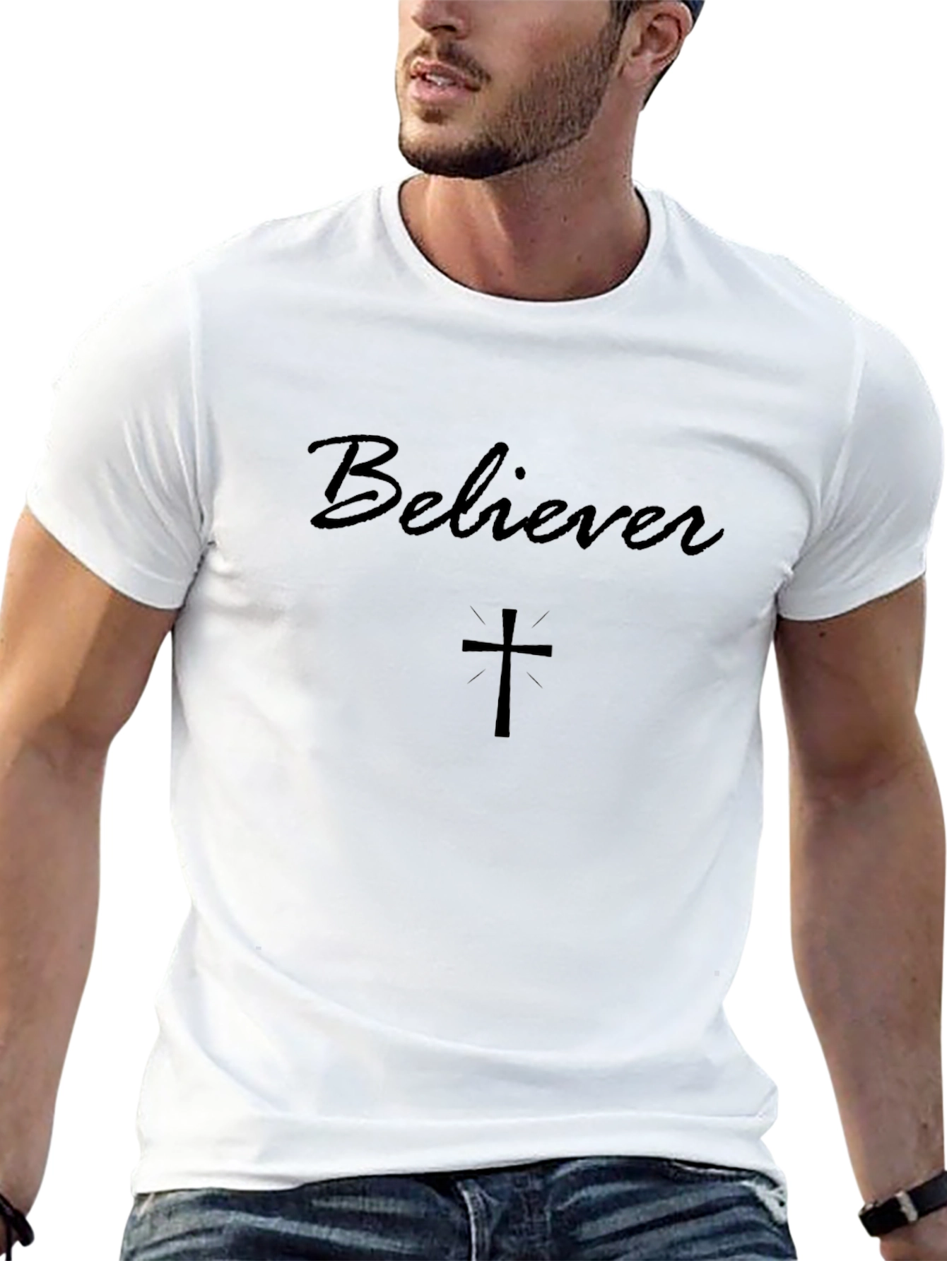 Believer Graphic Tee - Christian Faith T-Shirt