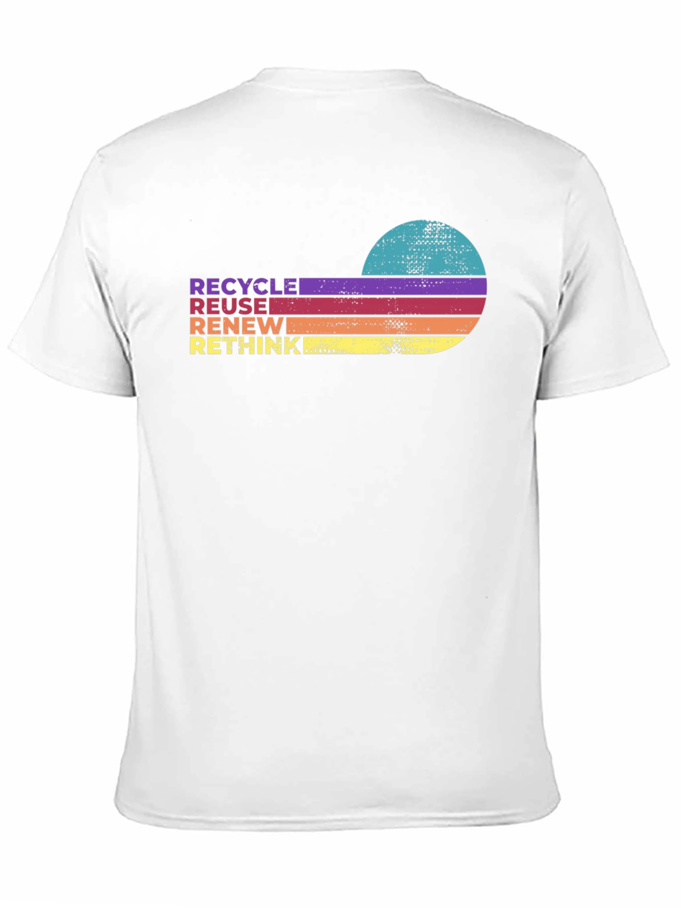 Recycle Reuse Renew Rethink Retro T-Shirt