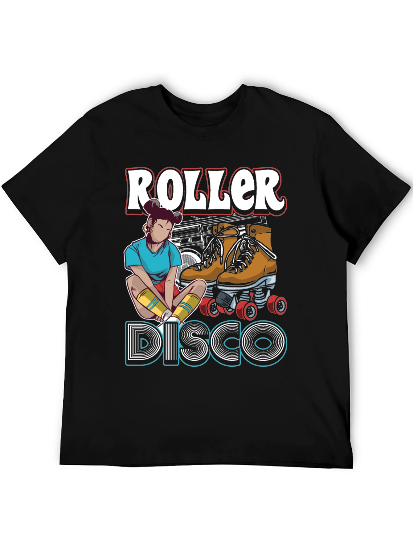 Roller Disco Graphic T-Shirt - Retro Style