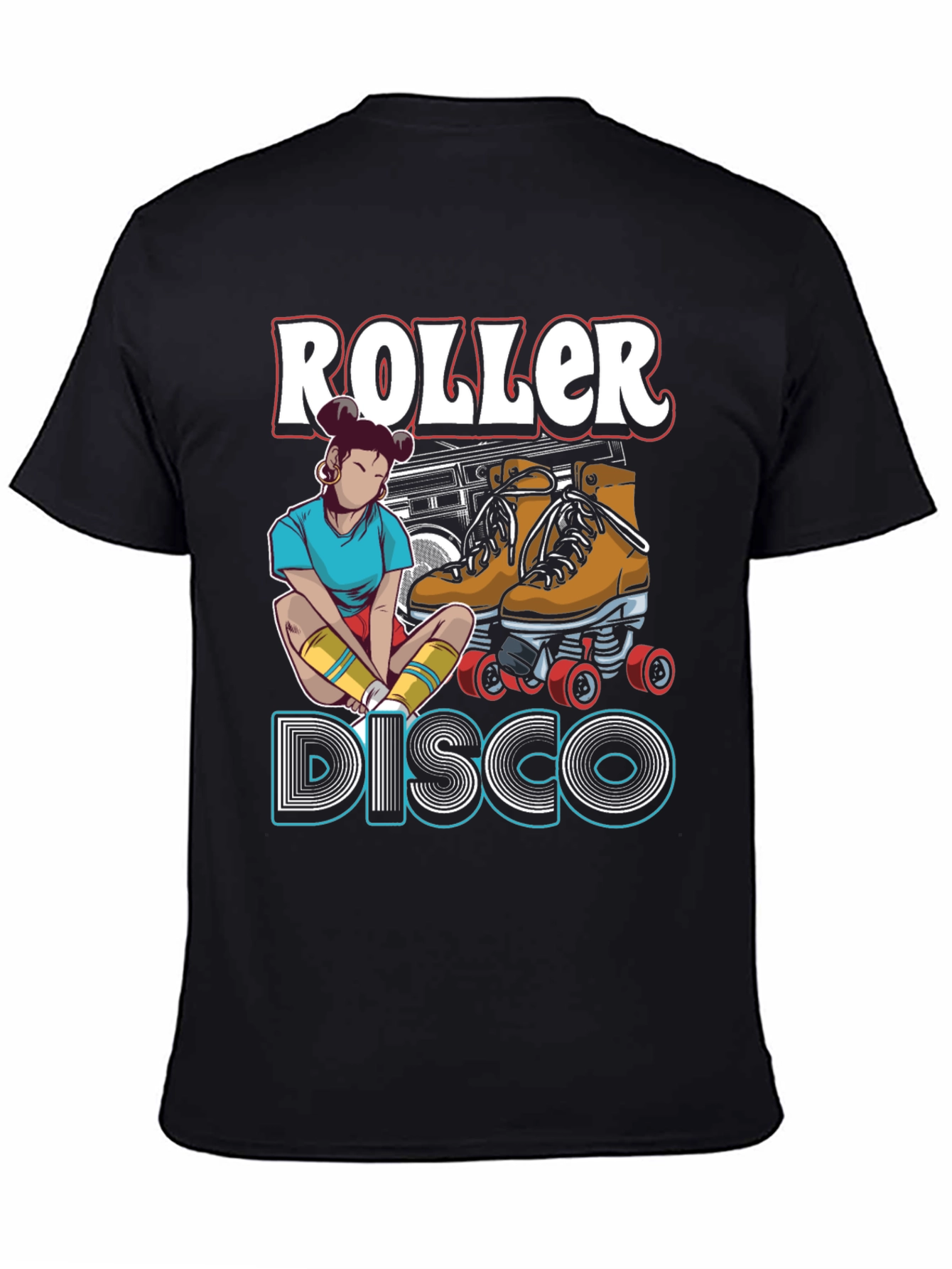 Roller Disco Graphic T-Shirt - Retro Style