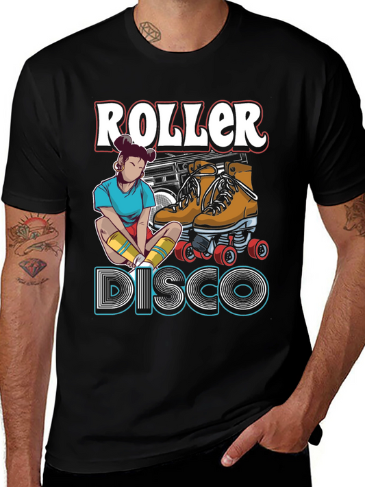 Roller Disco Graphic T-Shirt - Retro Style