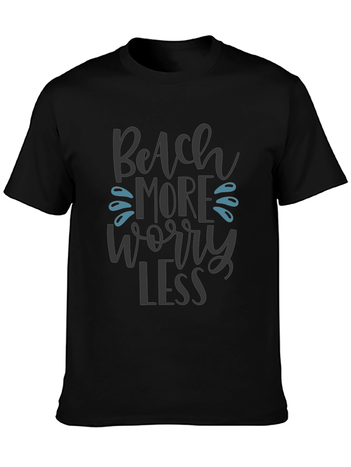 Beach More Worry Less Graphic Tee