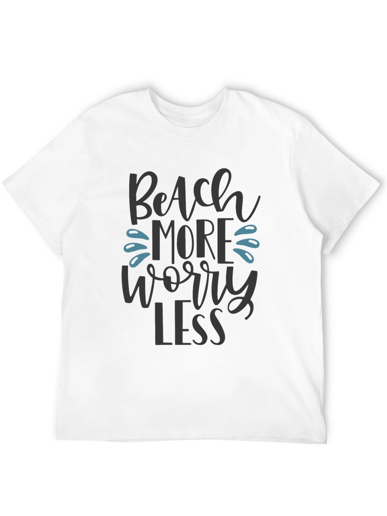 Beach More Worry Less Graphic Tee