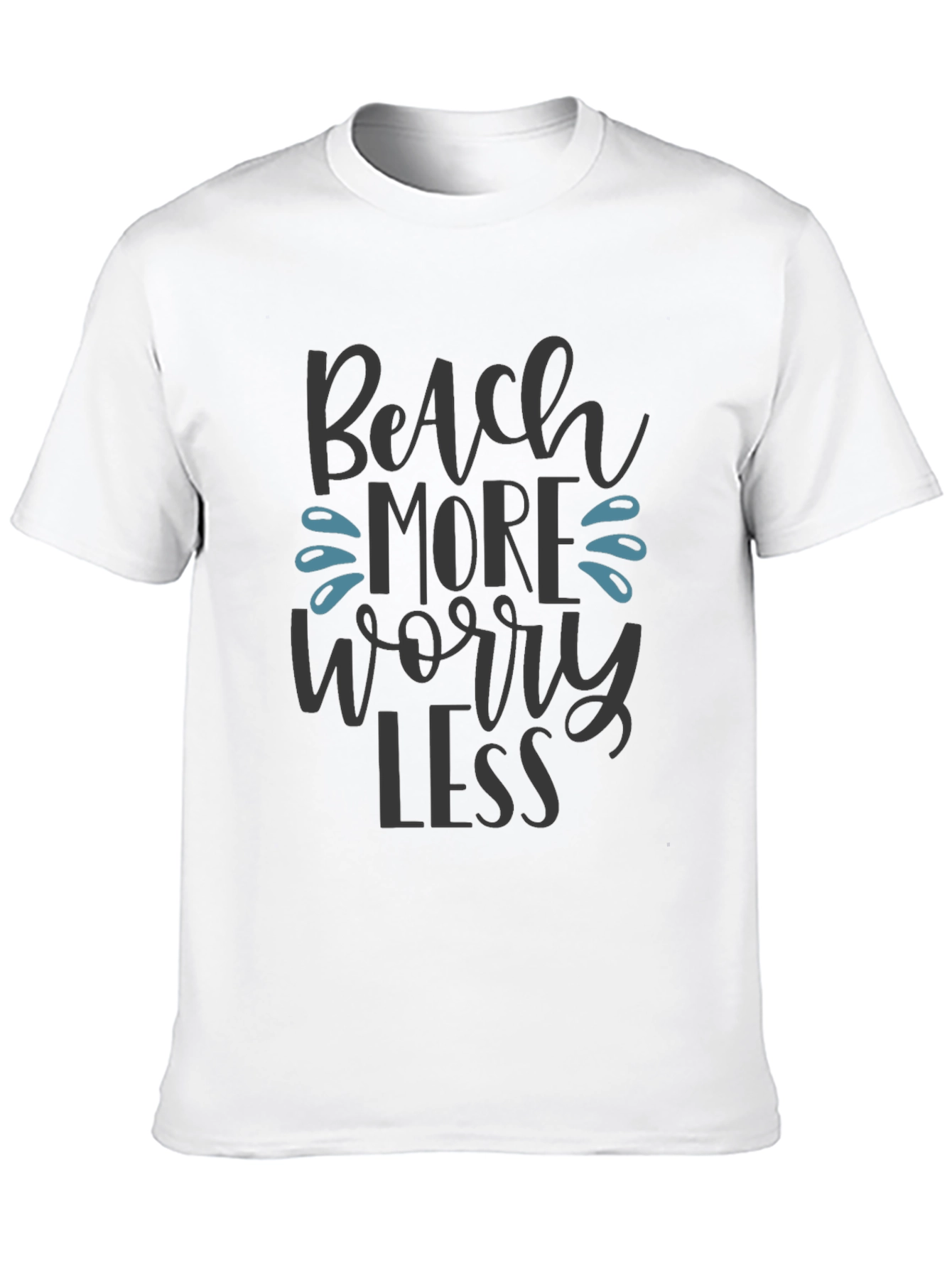 Beach More Worry Less Graphic Tee