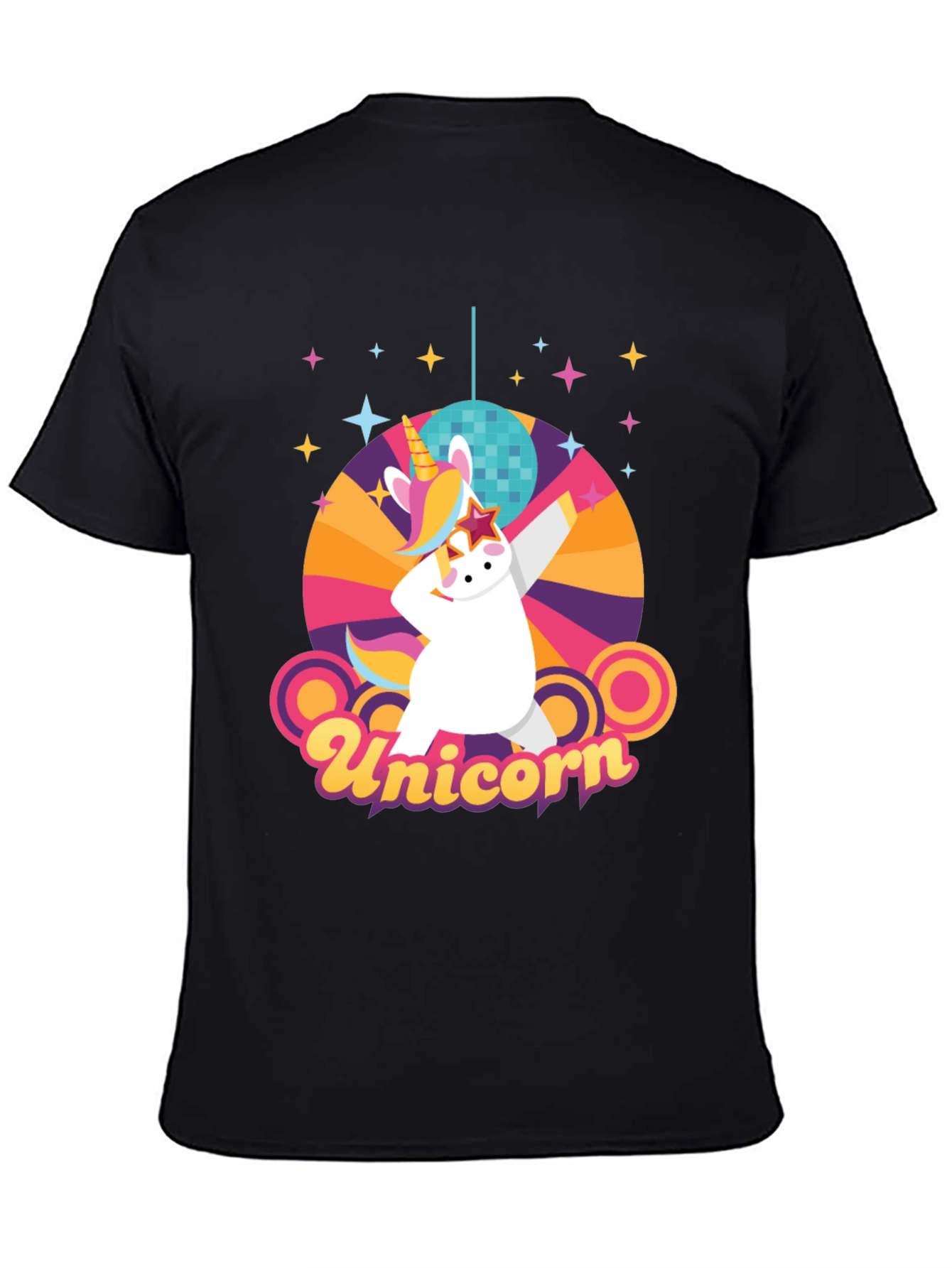 Retro Unicorn Disco Party T-Shirt