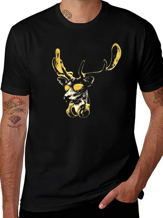 Cool Deer Graphic T-Shirt