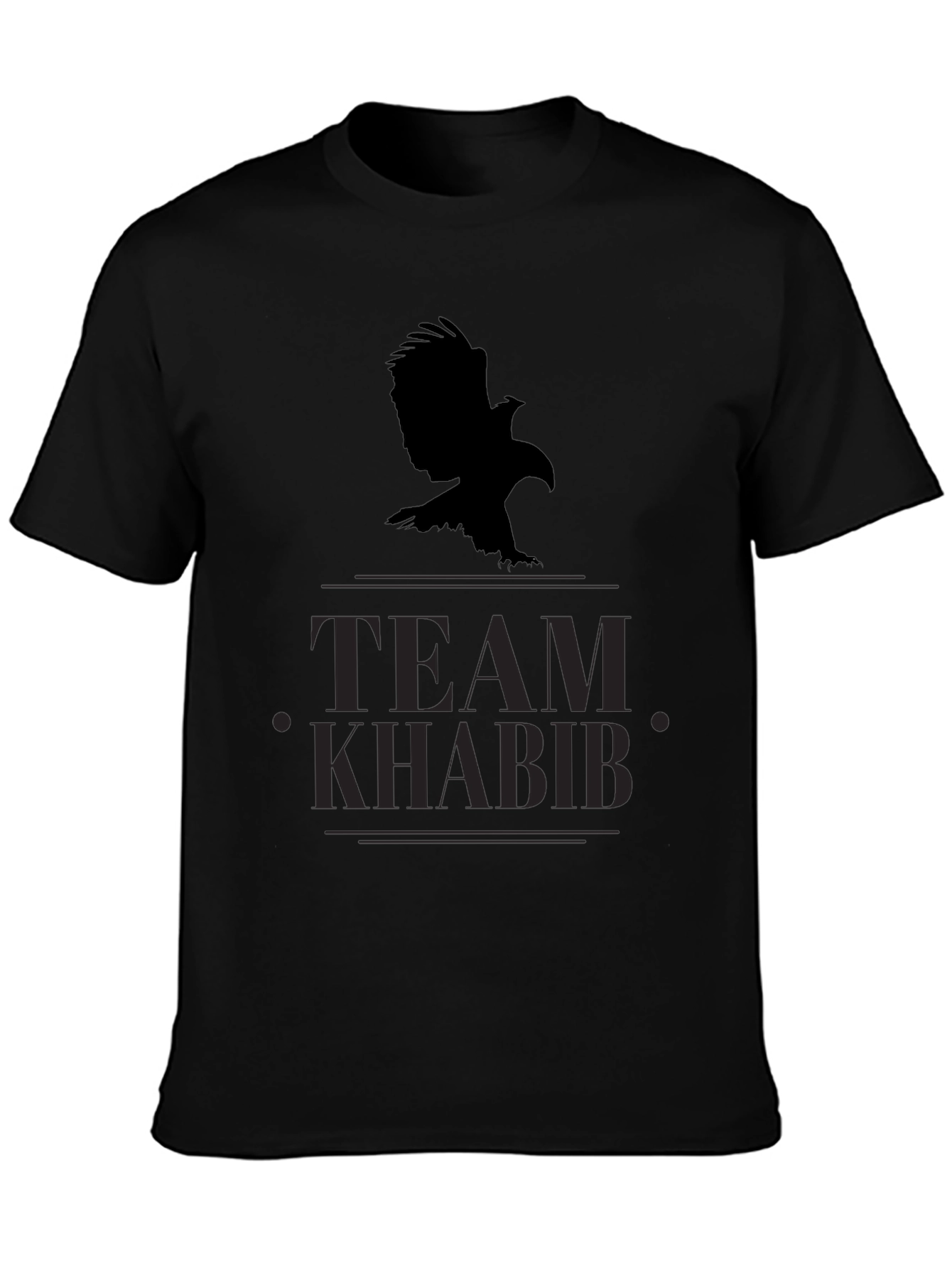 Team Khabib Eagle Black T-Shirt