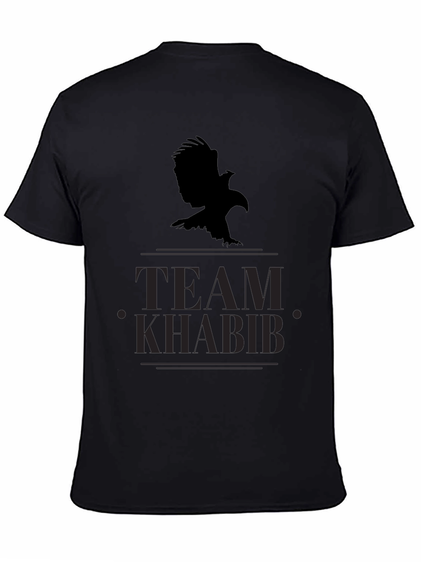 Team Khabib Eagle Black T-Shirt