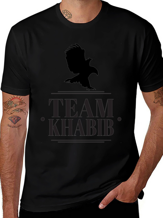 Team Khabib Eagle Black T-Shirt