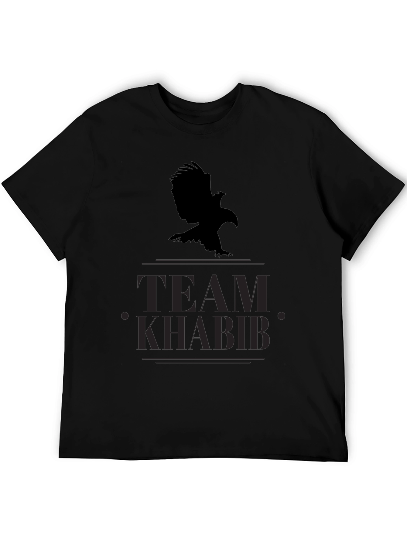 Team Khabib Eagle Black T-Shirt